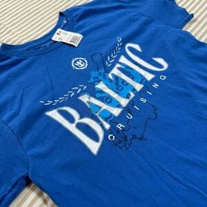 Royal Caribbean Baltic Cruising Graphic Tee Tshirt Blue Size Small NWT